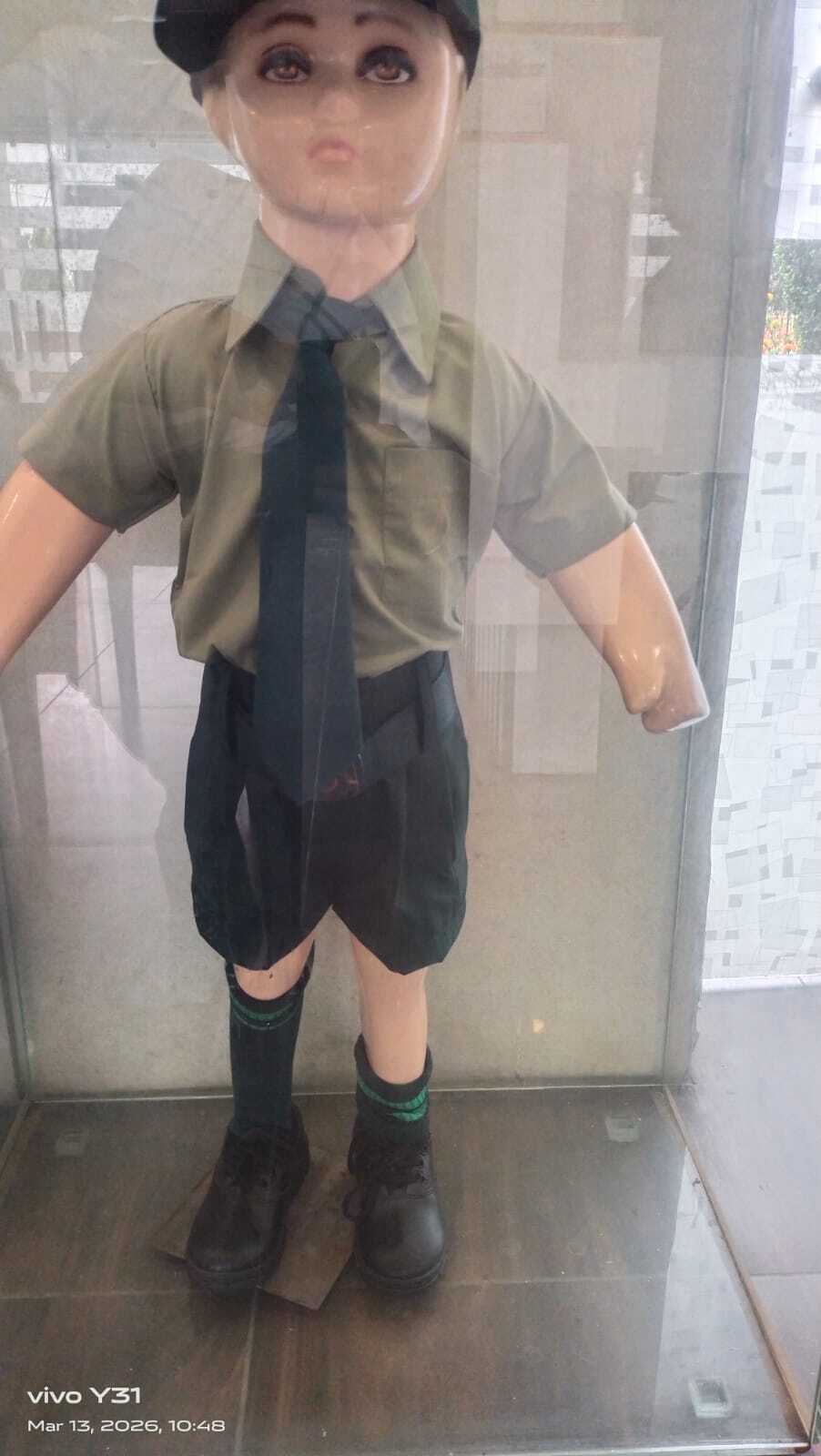 LIPS boys' uniform on display