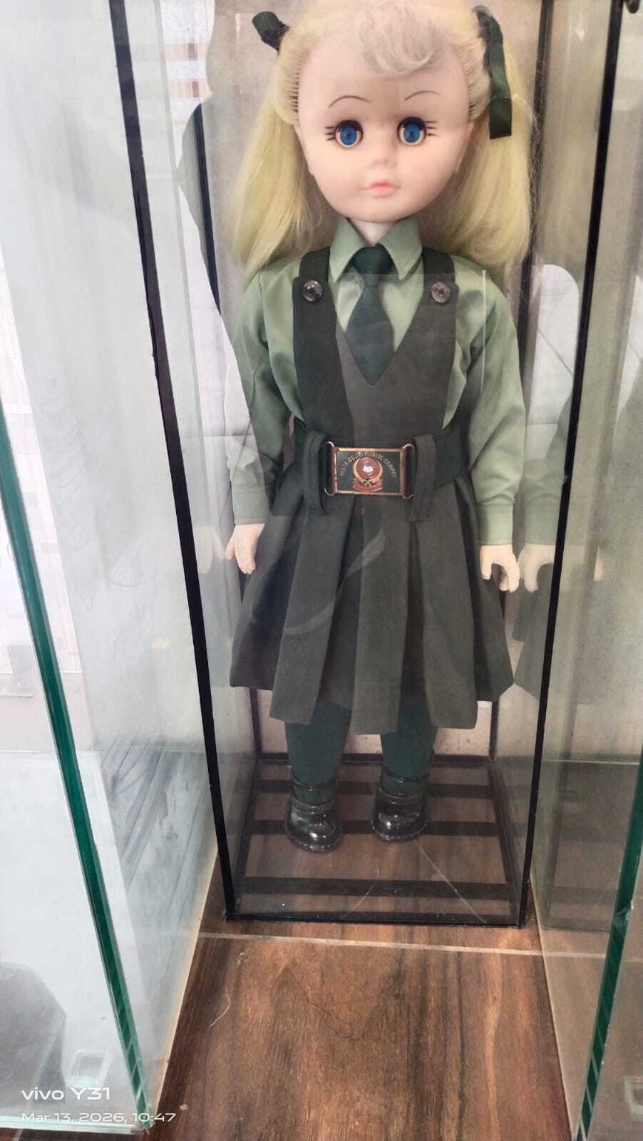 LIPS girls' uniform on display